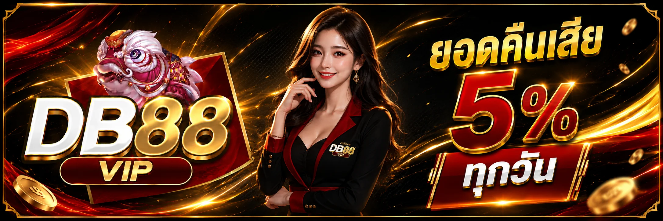 แบนเนอร์สล็อตเว็บตรง DB88 รวมค่ายดัง PG Soft Pragmatic Play
